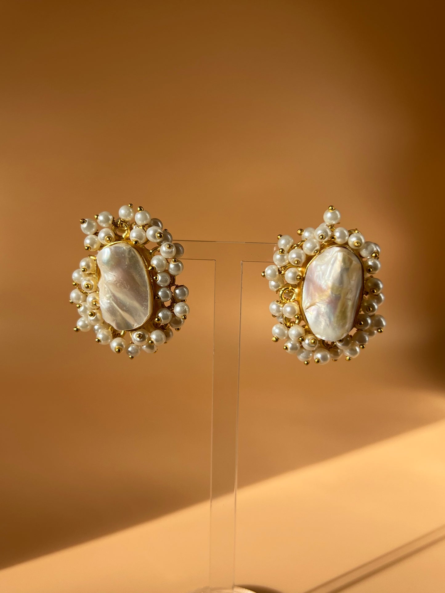 Baroque Pearl Studs
