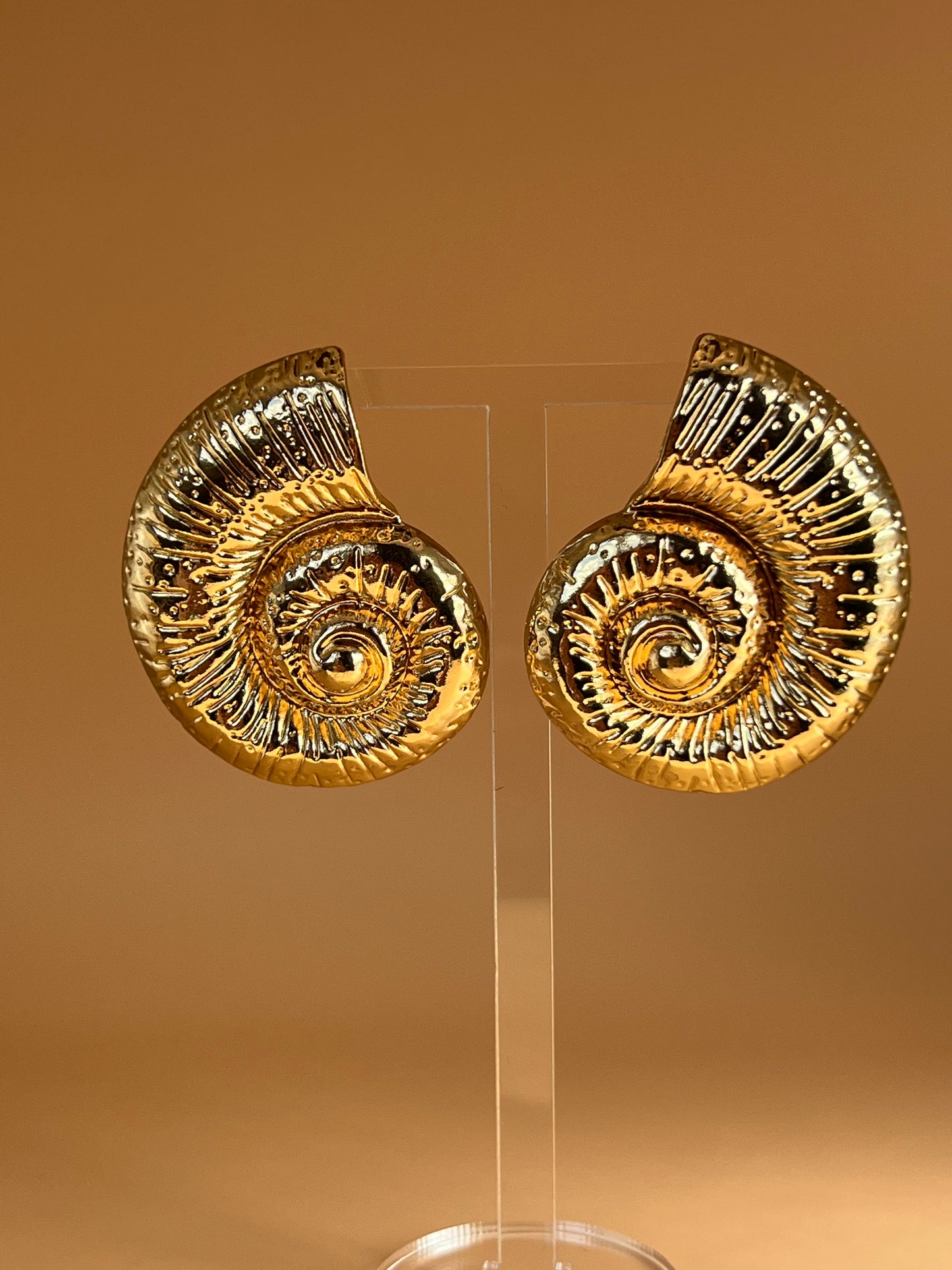 Seashell Gold Earrings