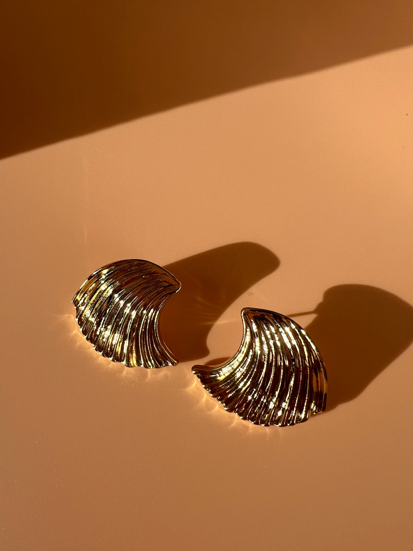 Square Gold Earrings