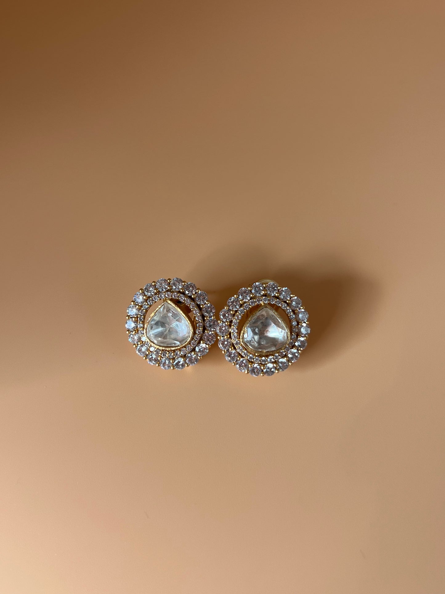 Selene Moissanite Small Studs