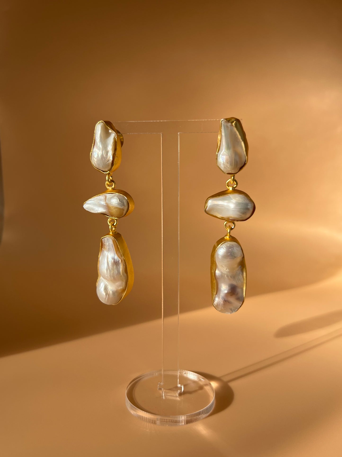 Baroque Pearl Drop Earrings