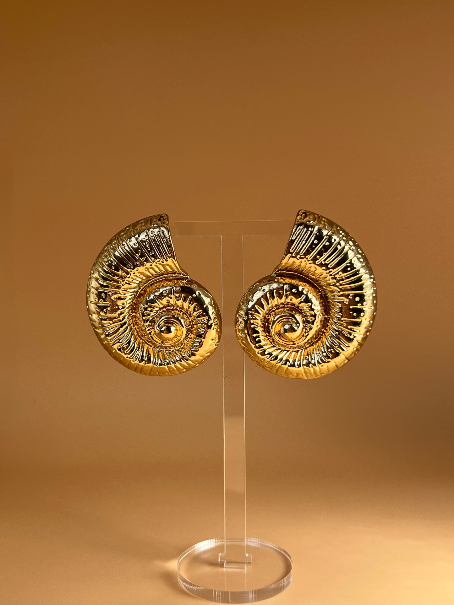 Seashell Gold Earrings