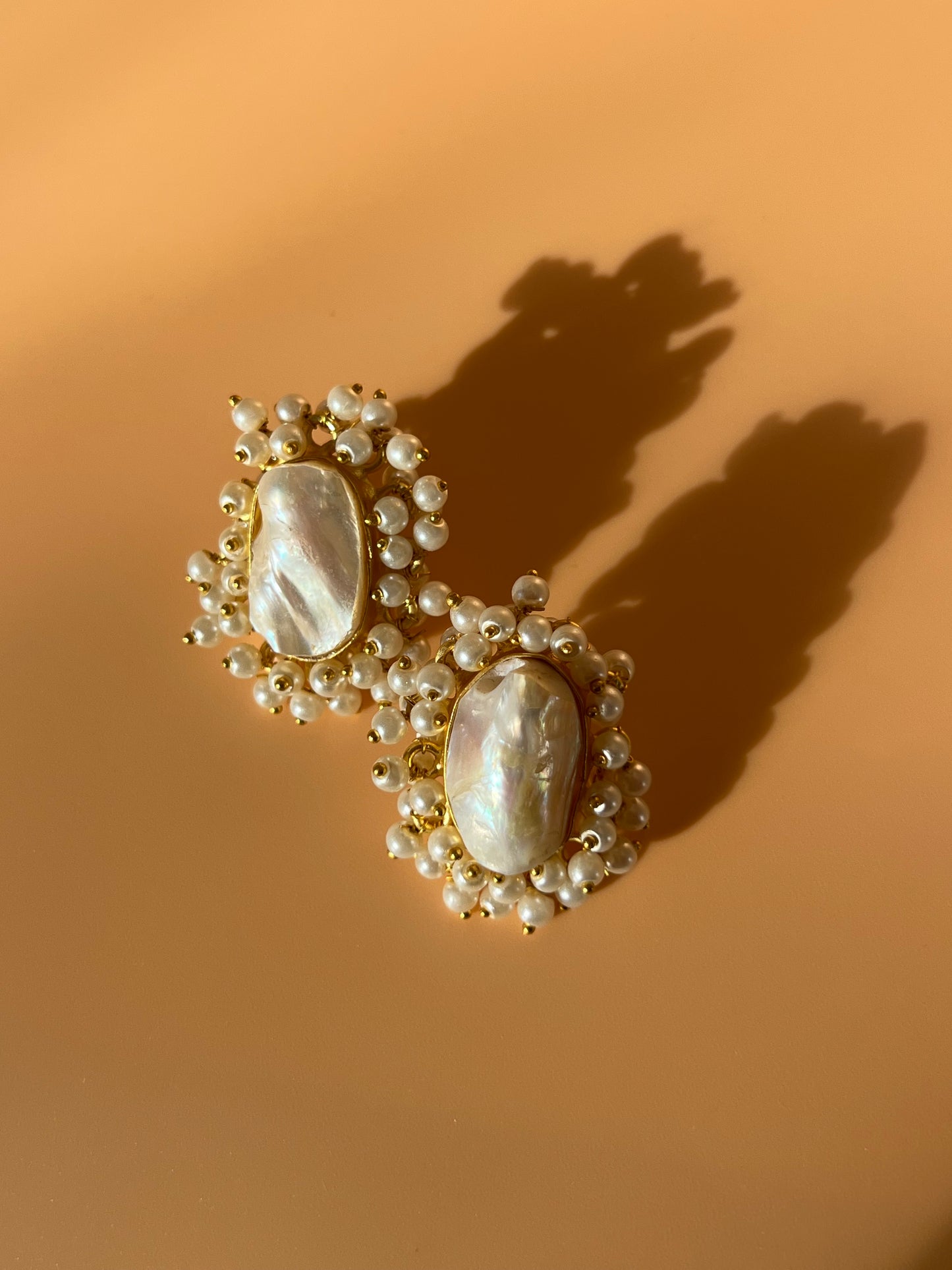 Baroque Pearl Studs