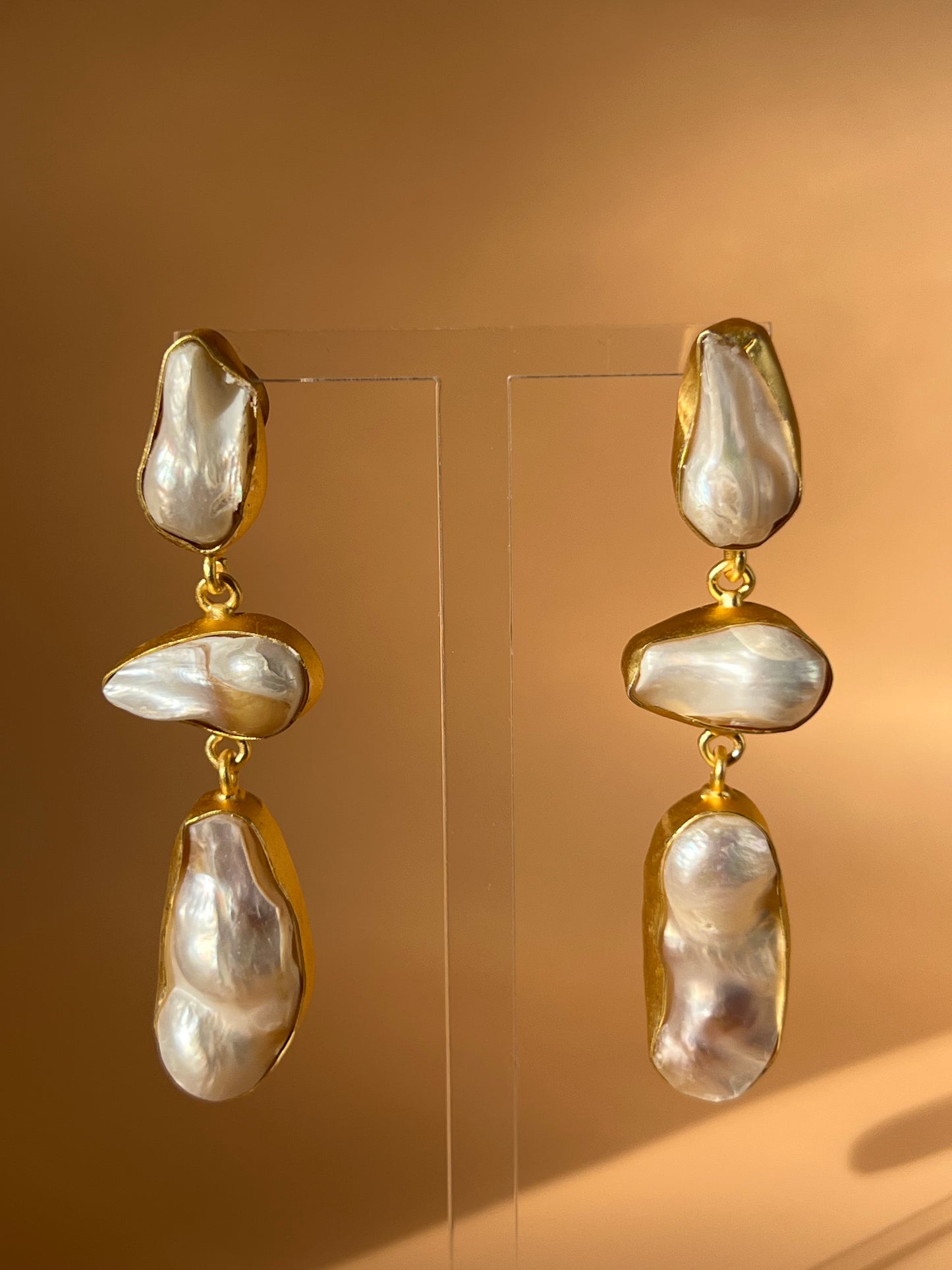 Baroque Pearl Drop Earrings