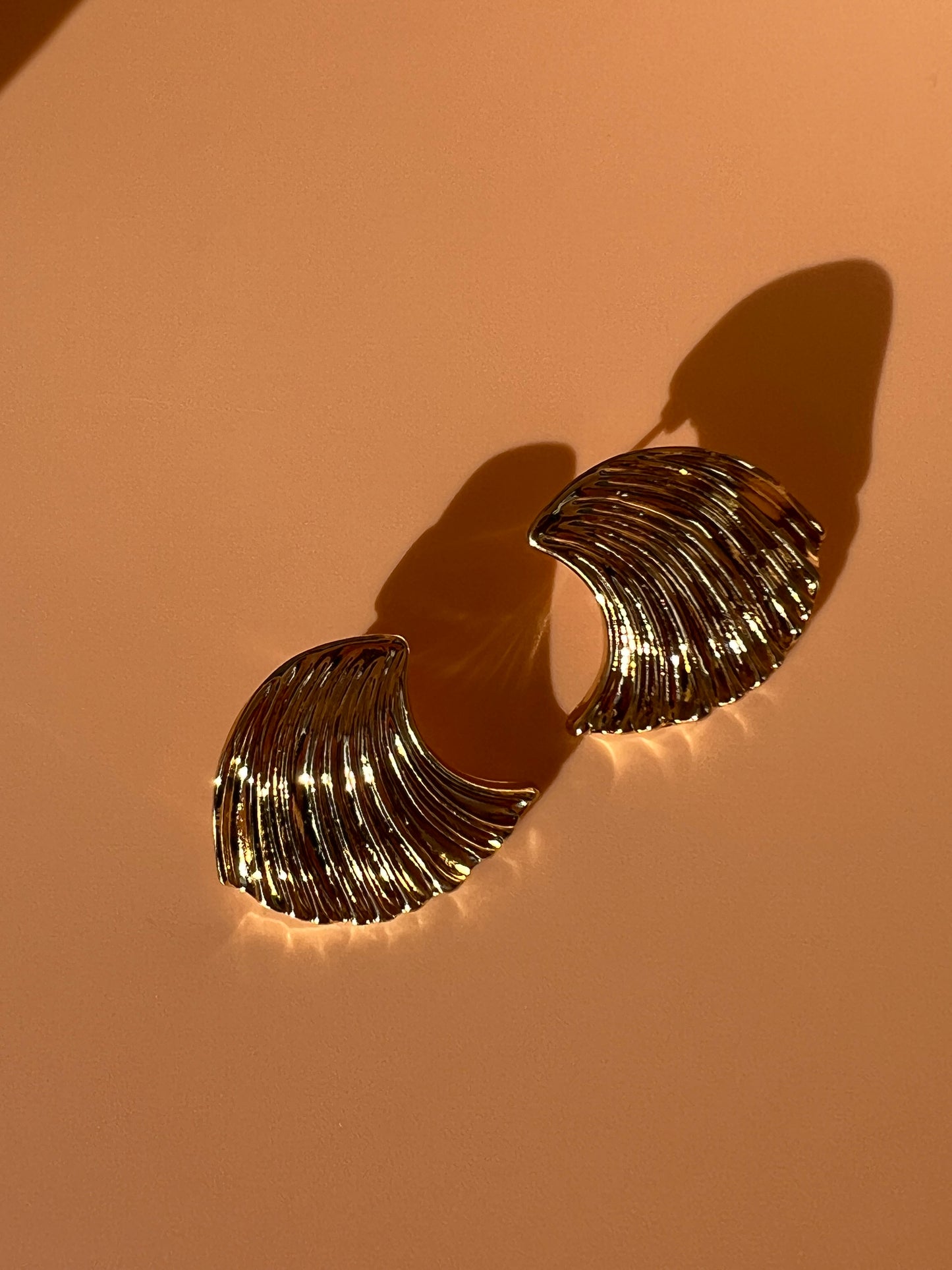 Square Gold Earrings
