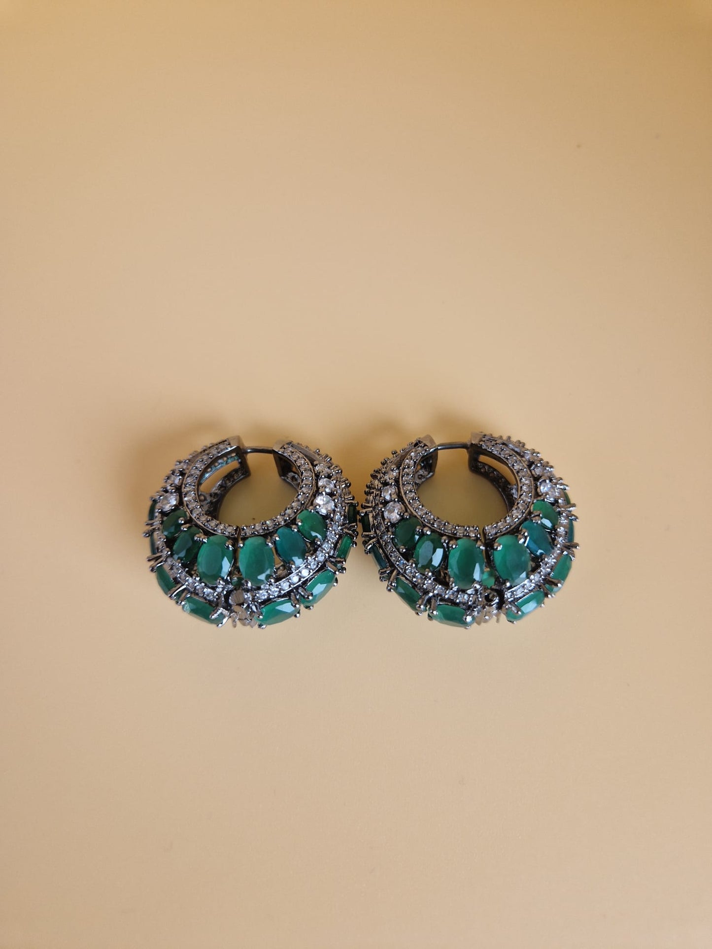 Green Elara Hoops