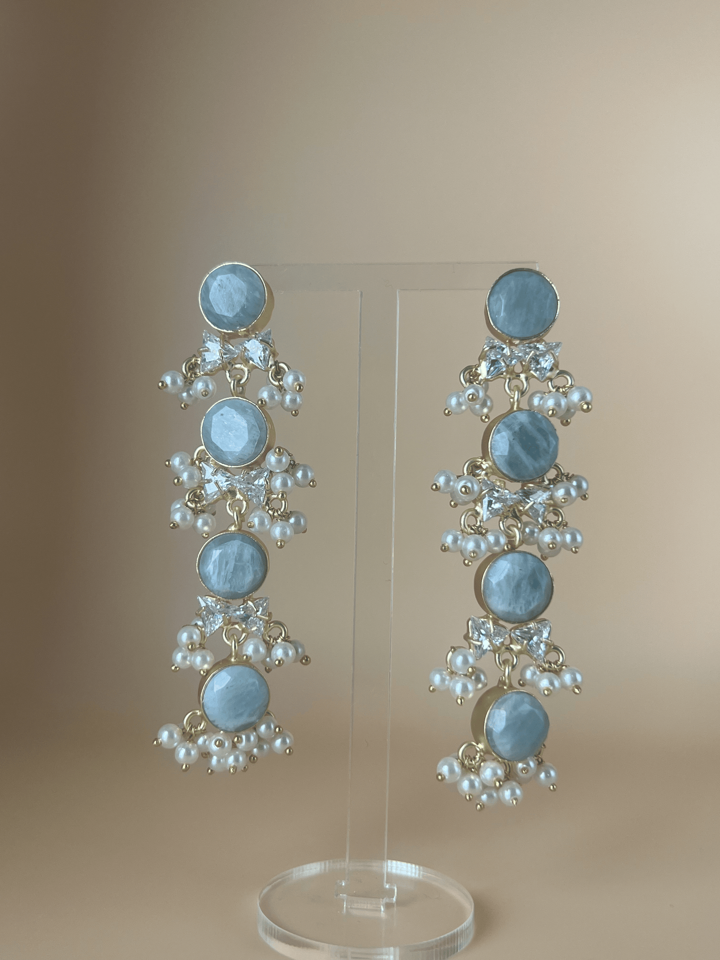 Mia Amazonite Drop Earrings