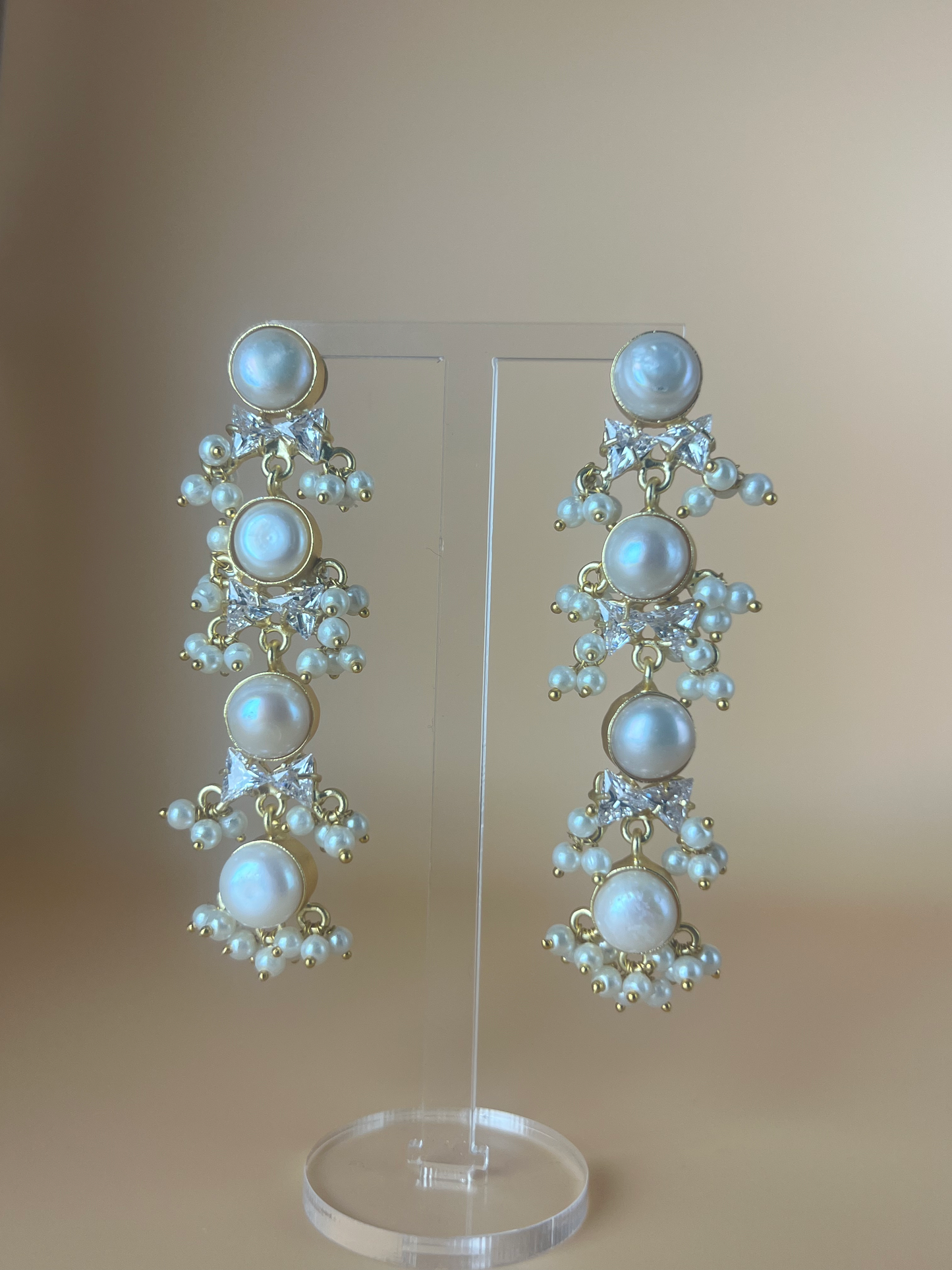 Mia Mother of Pearl Drop Earrings