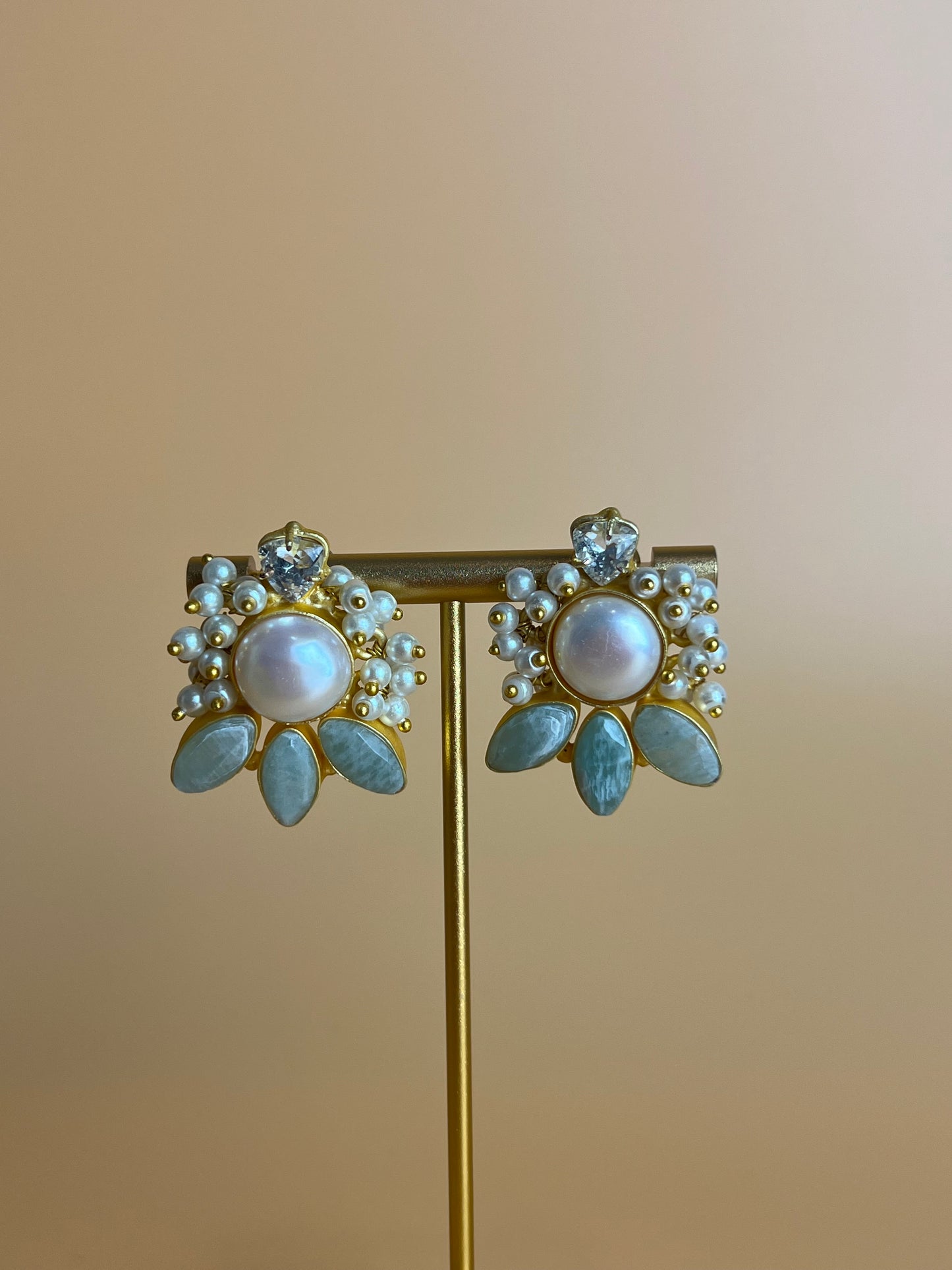 Isara Mother of Pearl and Amazonite Set