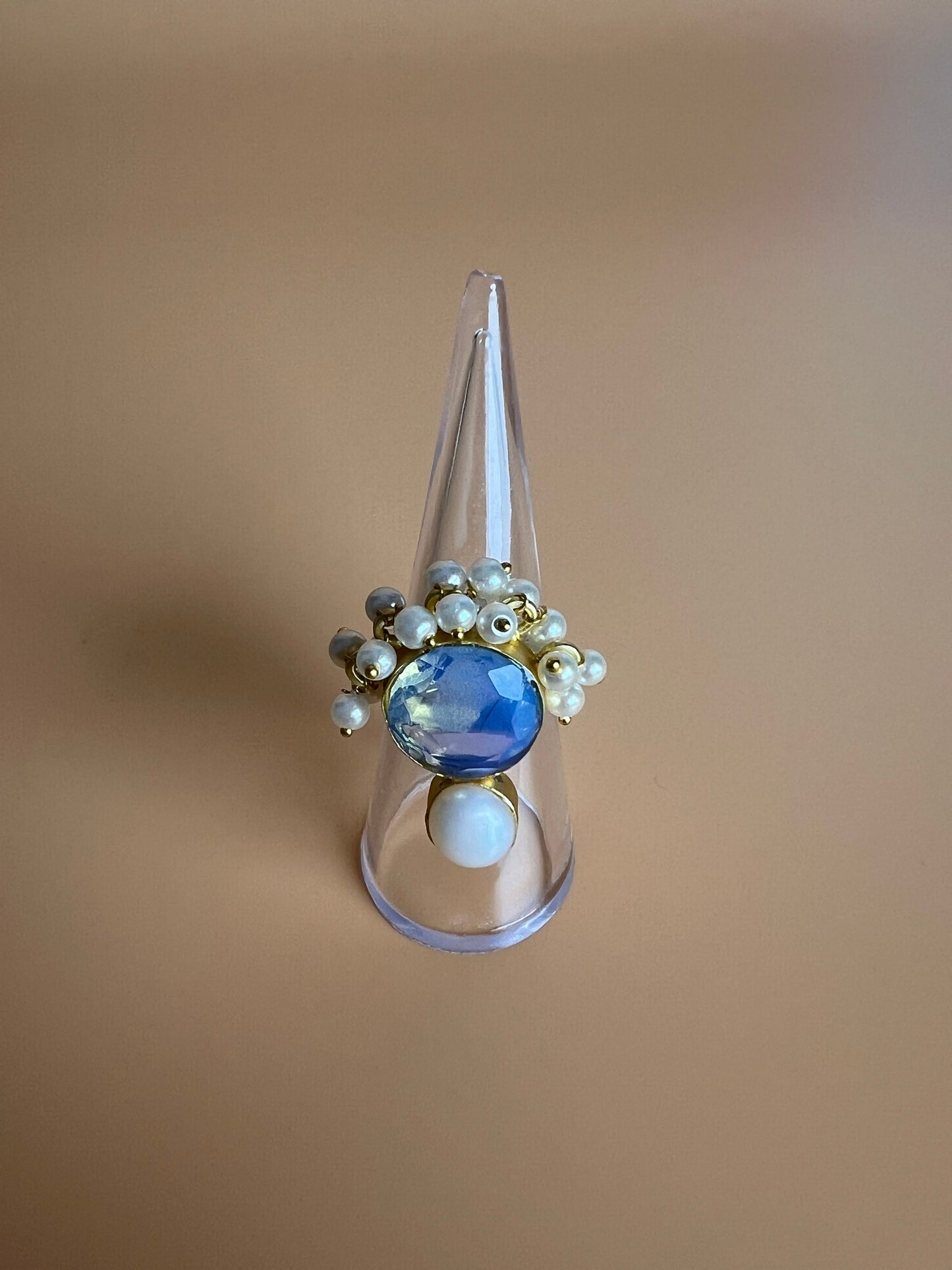 Blue MoonStone Ring