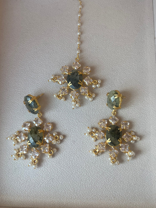 Labradorite Tikka Set