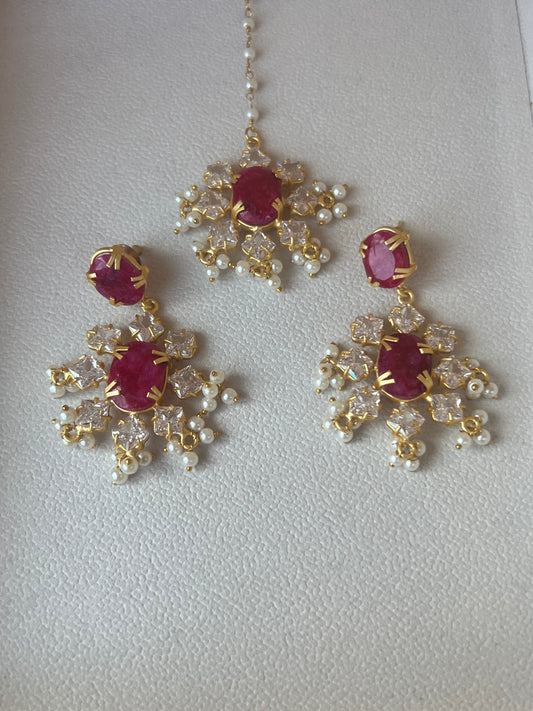 Ruby Tikka Set