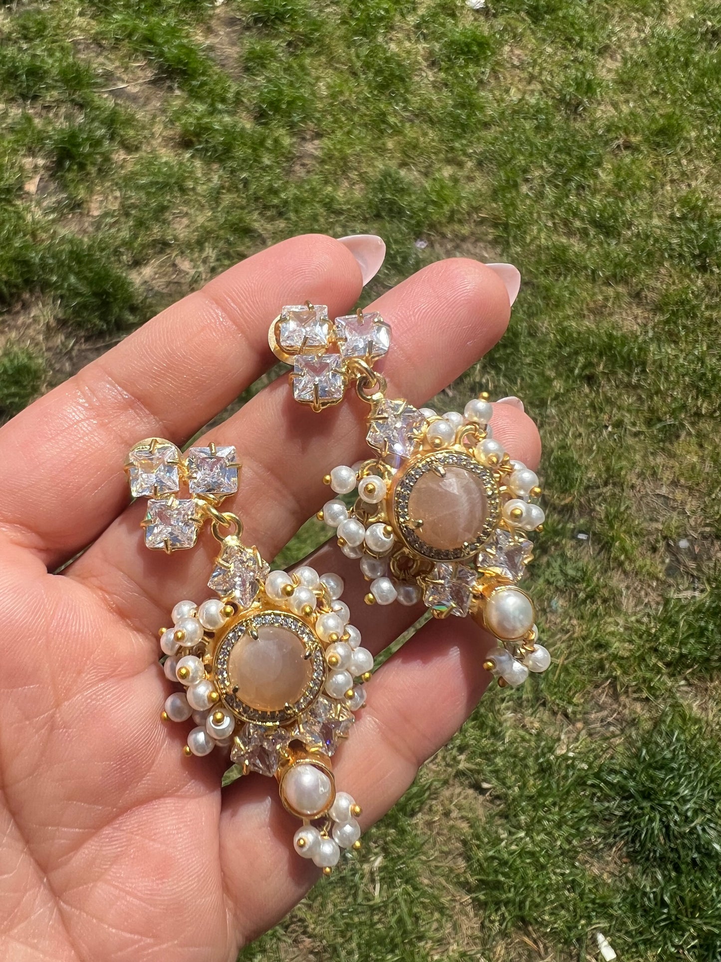 Rose Quartz Earrings