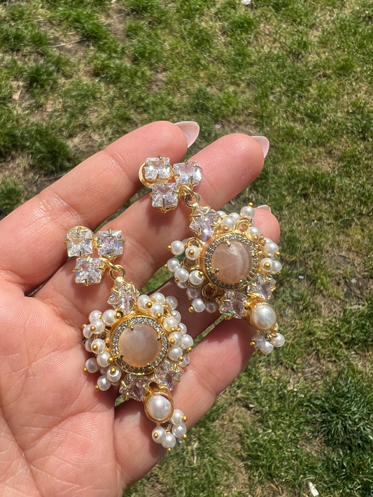 Rose Quartz Earrings