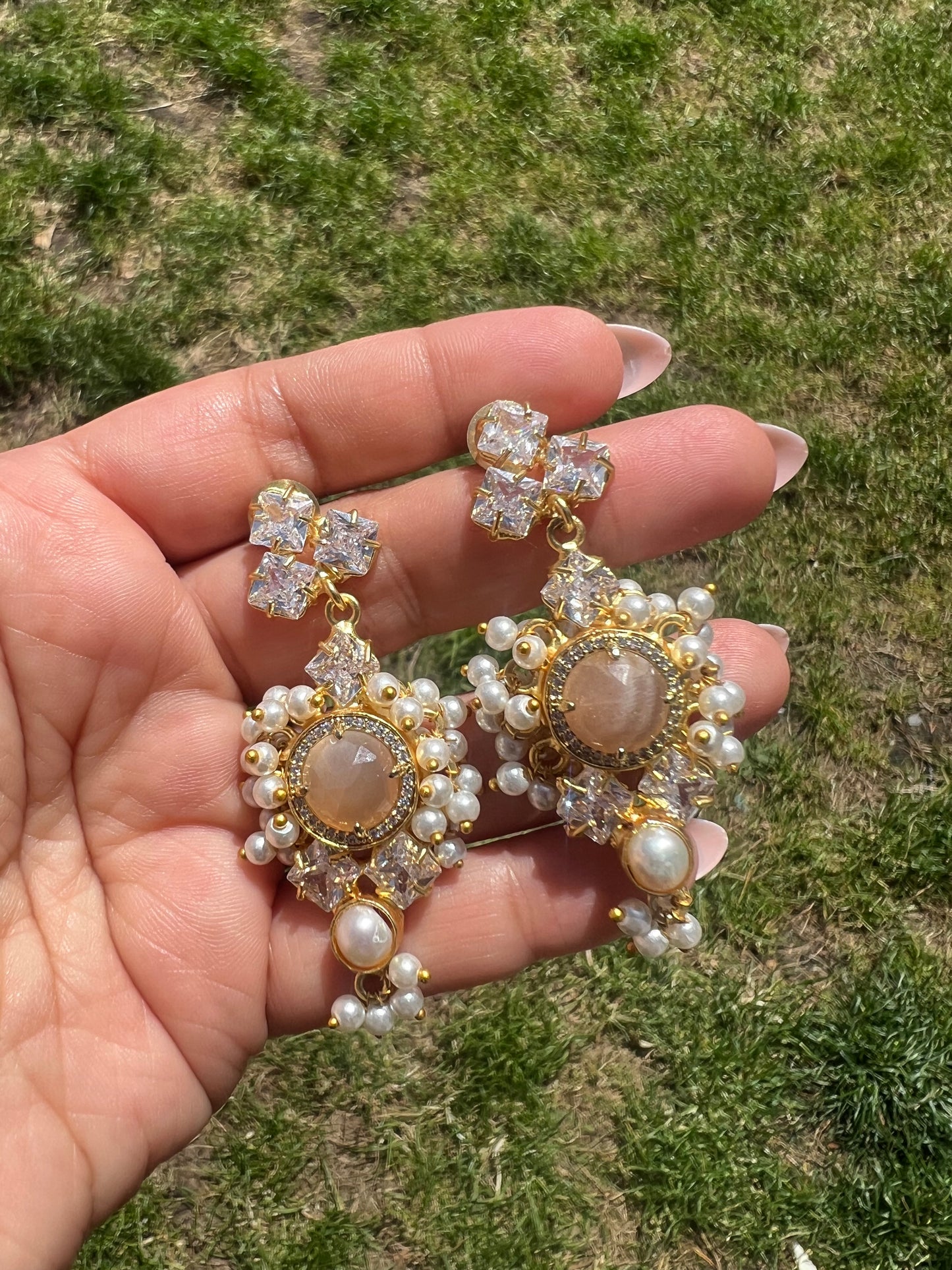Rose Quartz Earrings
