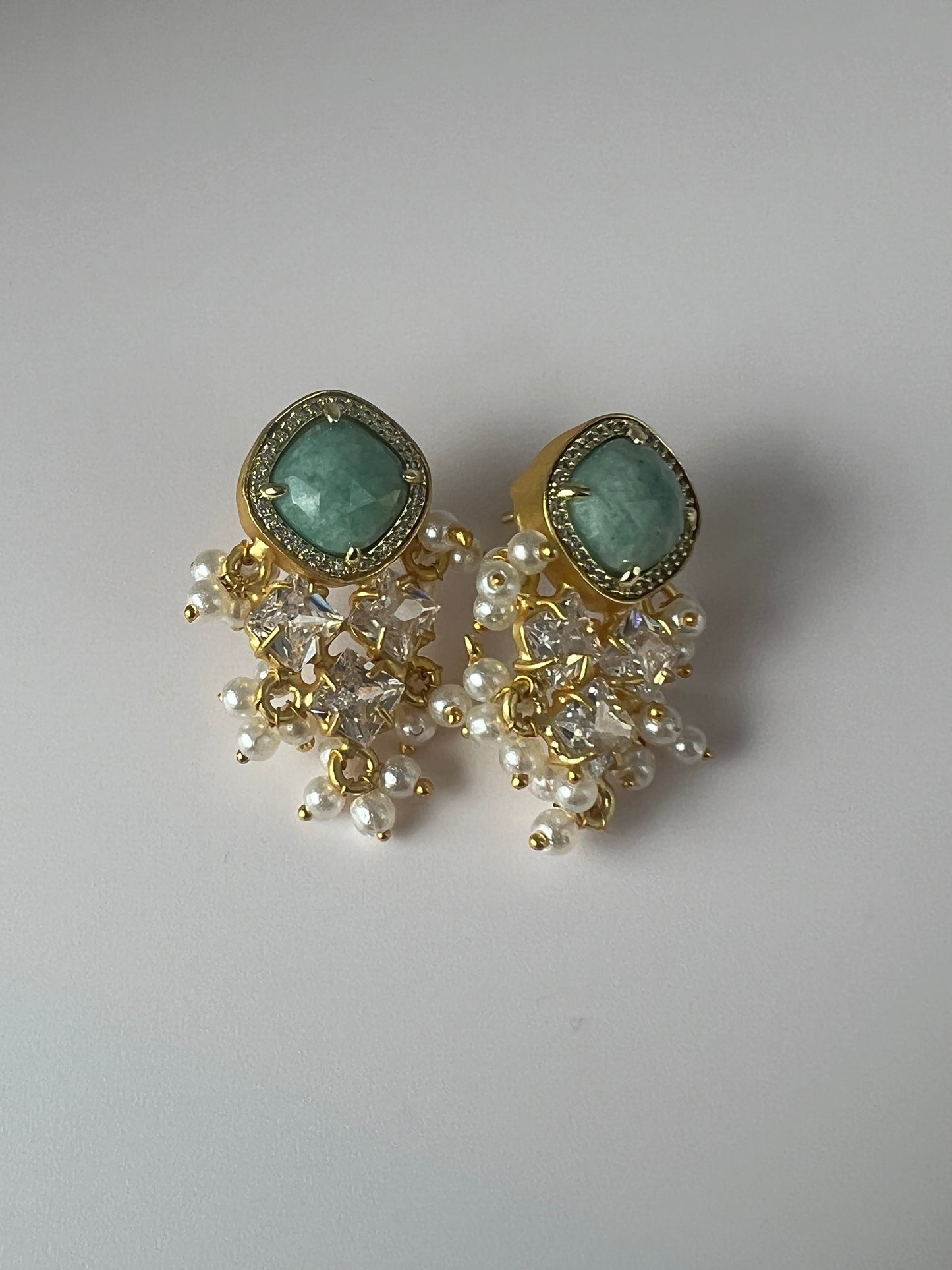 Mint/Amazonite Studs