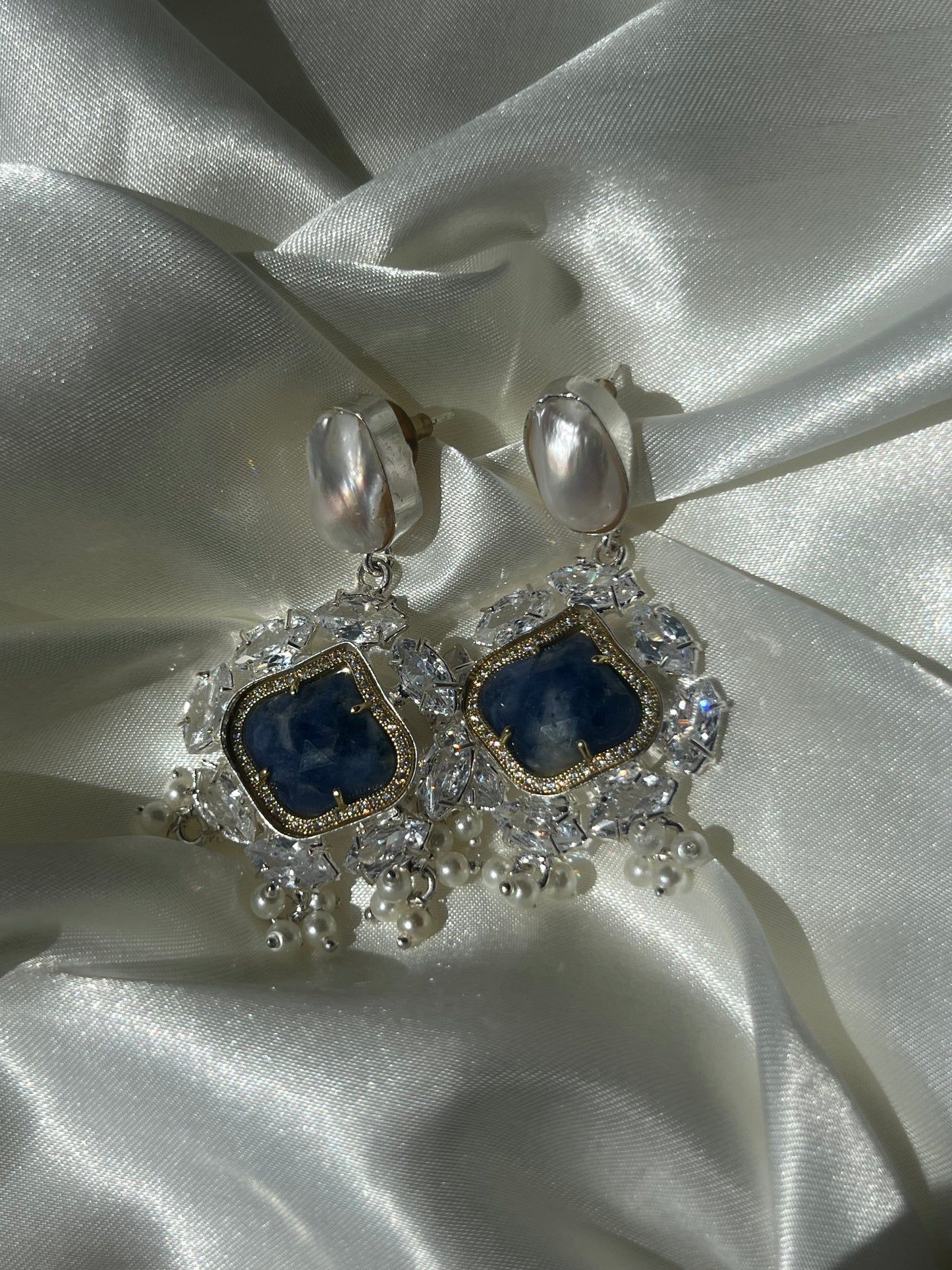 Selene Silver Earrings- 4 colours available