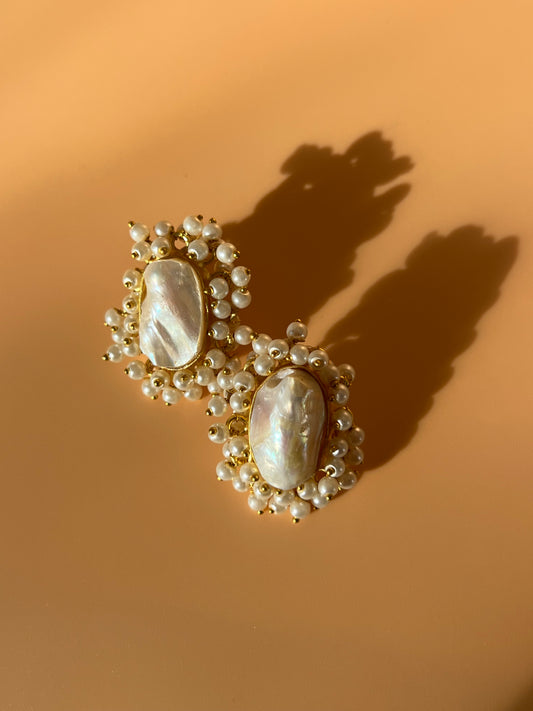 Baroque Pearl Studs