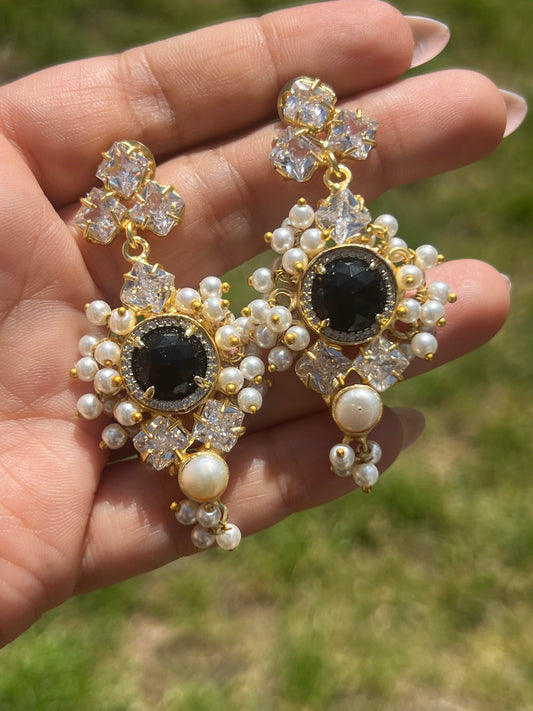 Black Onyx Earrings