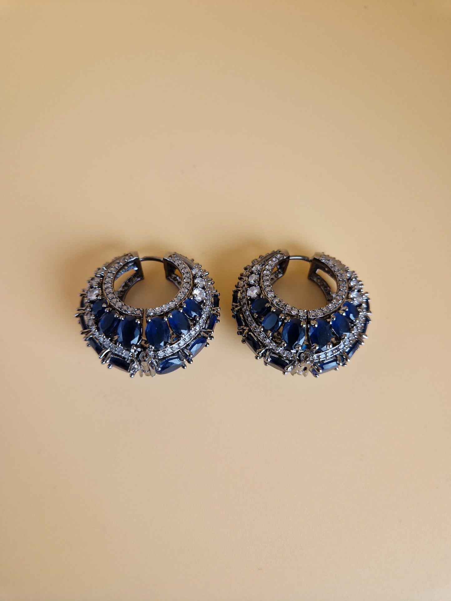 Blue Elara Hoops