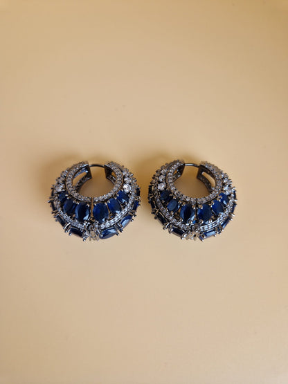 Blue Elara Hoops