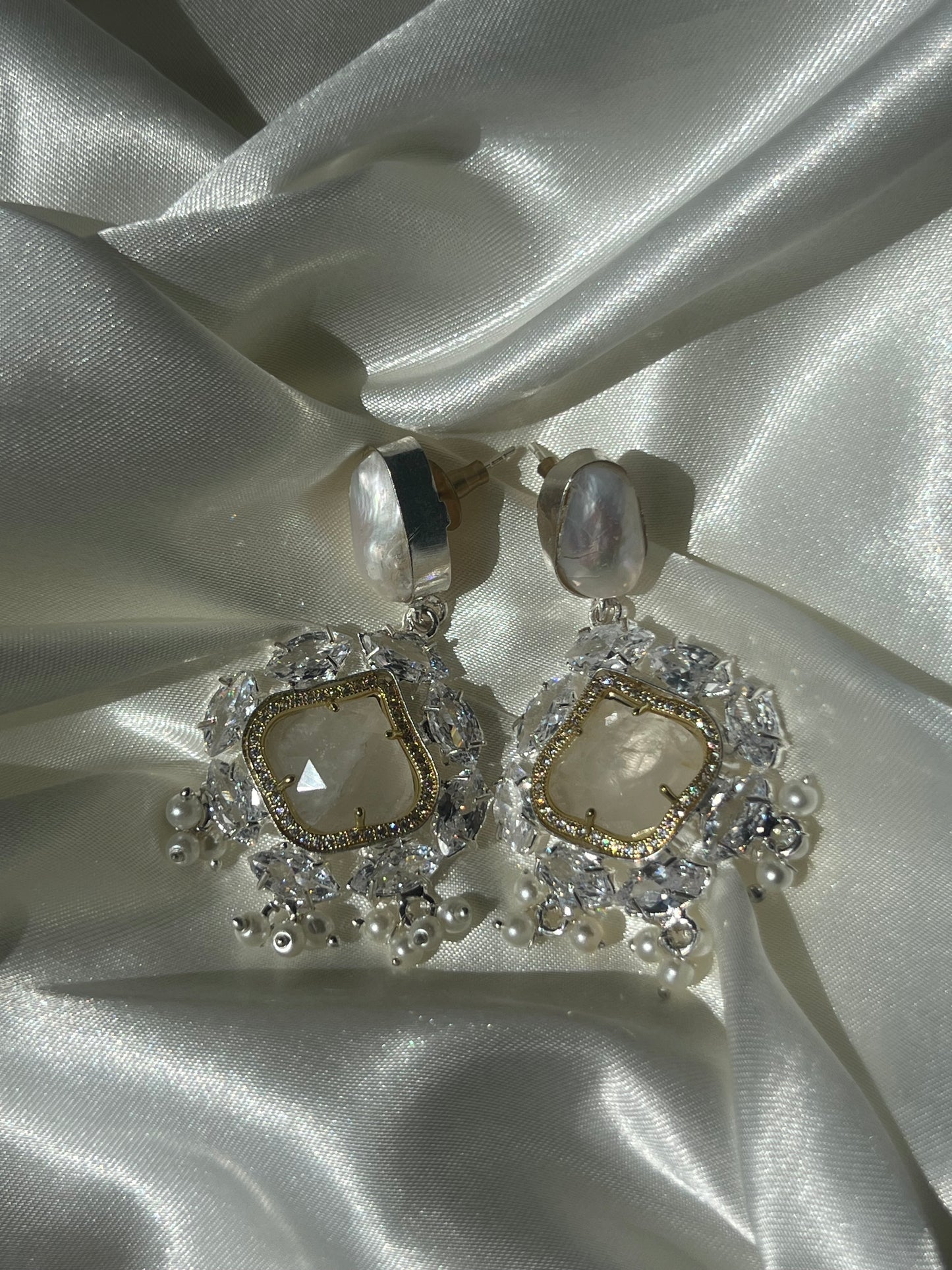 Selene Silver Earrings- 4 colours available